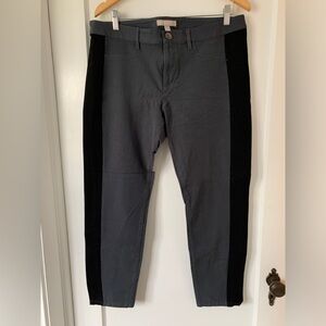 Banana Republic tuxedo style chinos with black stripe